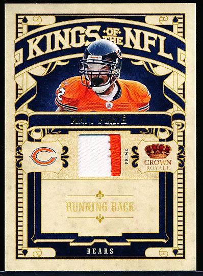 2010 Panini Kings of the NFL “Prime Material” #20 Matt Forte, Bears- #42/50!