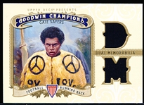 2012 Goodwin Champions Ftbl. “Dual Memorabilia” #M2-GS Gale Sayers, Bears
