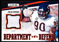 2012 Panini Rookies and Stars Ftbl. “Department of Defense Material”- #14 Julius Peppers, Bears