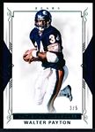 2017 Panini National Treasures Ftbl. “Green” #98 Walter Payton, Bears- #3/5!