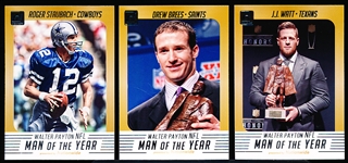 2018 Panini Donruss Ftbl. “Walter Payton Man of the Year”- 1 Complete Set of 25 Cards