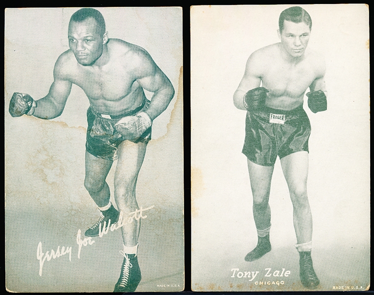 1940’s-50’s Exhibit Boxing- 10 Diff. Cards