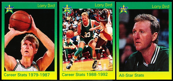 1994 Star Basketball- Larry Bird Cards- 28 Asst.