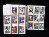 1992 Topps Football Complete Set of 759 Plus 634 Diff. “Gold” Cards