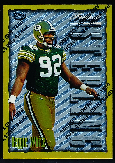 1996 Finest Ftbl.- #296 Reggie White Rare, Packers