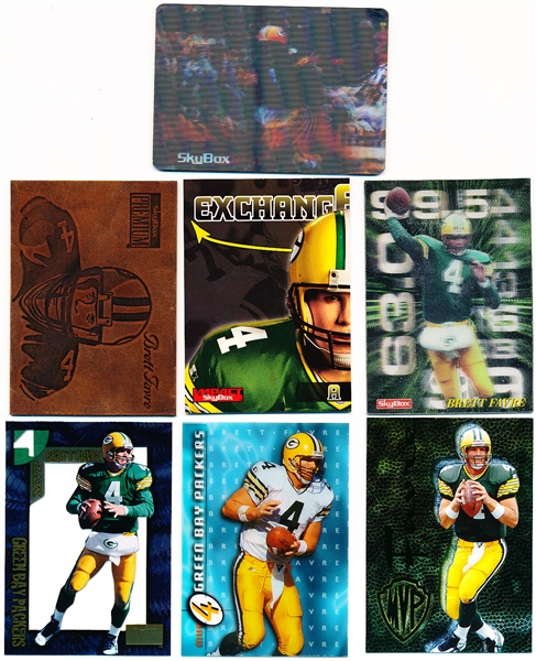 1996 Fleer/Skybox Brett Favre Special Inserts- 6 Diff.