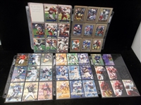 1996 Ultra Football Complete Set of 200 Plus 76 Diff. Inserts in Pages