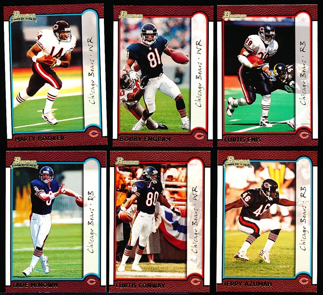 1999 Bowman Ftbl. “Gold”- 6 Diff. Chicago Bears