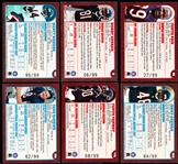 1999 Bowman Ftbl. “Gold”- 6 Diff. Chicago Bears