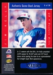 1999 Donruss Ftbl.- “Preferred Materials”- #9 Jim Kelly, Bills- #123/300