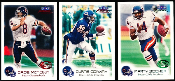 1999 Fleer Focus Ftbl.- 15 Asst./ 13 Diff. Chicago Bears