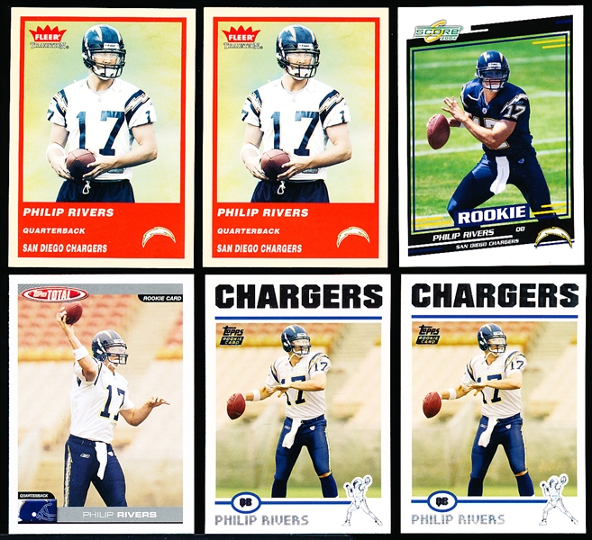 2004 Philip Rivers Rookies- 6 Asst.