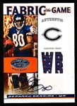2007 Leaf Certified Materials Ftbl.- “Fabric of the Game Autographs Jersey Position”- #FOG-8 Bernard Berrian, Bears- #05/10 Made! 