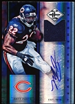 2012 Panini Limited Ftbl.- “Team Trademarks Signature Materials”- #13 Matt Forte, Bears- #25/25 Made!