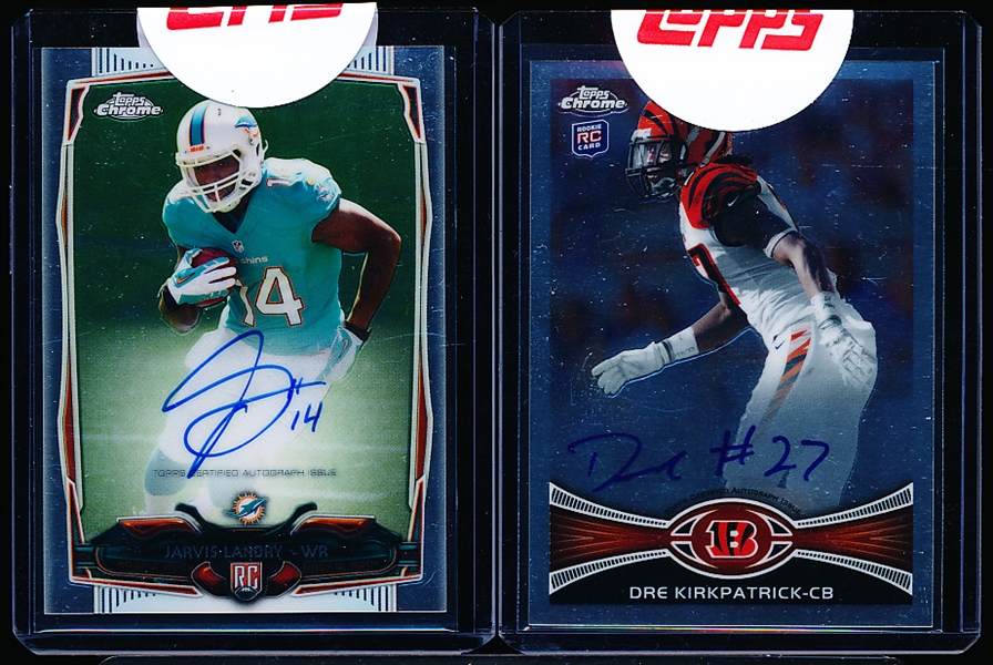 Two Diff. Topps Chrome “Rookie Autographs”