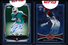 Two Diff. Topps Chrome “Rookie Autographs”