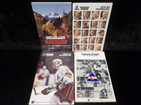 Colorado Rockies 1978-1982 NHL Hockey Media Guides/Yearbooks- 4 Diff