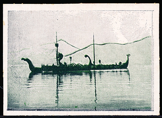 1960 Brynaprod SA AD-Trix Corp. “Tales of the Vikings” Card #61 Viking Ship