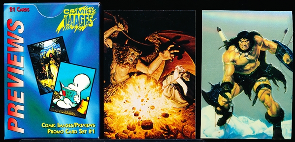 1994 Diamond Comic Distributors/ Comic Images “Previews” Promo Card Set #1