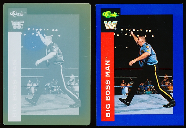1991 Classic WWF Wrestling “Printing Plate”- #5 Big Boss Man