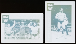 1991 Classic WWF Wrestling “Printing Plates”- Power & Glory- 2 Plates