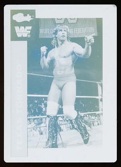 1991 Classic WWF Wrestling “Printing Plate”- Texas Tornado (Kerry Von Erich)