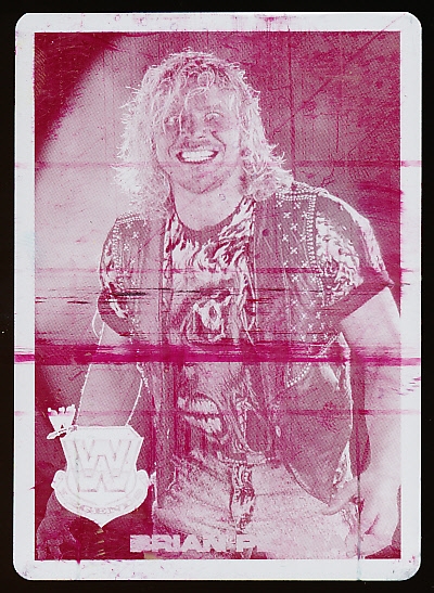 2010 Topps WWE Wrestling “Printing Plate” #97 Brian Pillman
