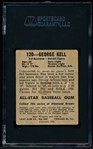 1948-49 Leaf Baseball- #120 George Kell, Detroit Tigers- SGC 1.5 (Fair)- SP!