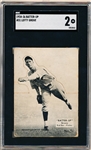 1934-36 Batter Up Baseball- #31 Lefty Grove, Red Sox- SGC 2 (Good)- Black & White Tone