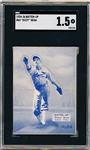 1934-36 Batter Up Baseball- #64 Dizzy Dean, Cardinals- SGC 1.5 (Fair)- Blue Tone