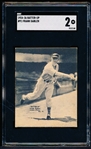 1934-36 Batter Up Baseball- #91 Frank Gabler, Giants- Hi#- SGC 2 (Good)