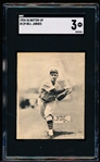 1934-36 Batter Up Baseball- #139 Bill Jurges, Cubs- SGC 3 (Vg)- Hi#
