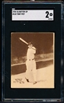 1934-36 Batter Up Baseball- #142 Tony Piet, White Sox- SGC 2 (Good)- Hi #