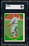 1960 Fleer Baseball Greats- #42 Ty Cobb- SGC 5 (Ex)