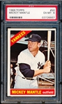 1966 Topps Baseball- #50 Mickey Mantle, Yankees- PSA Ex-Mt 6