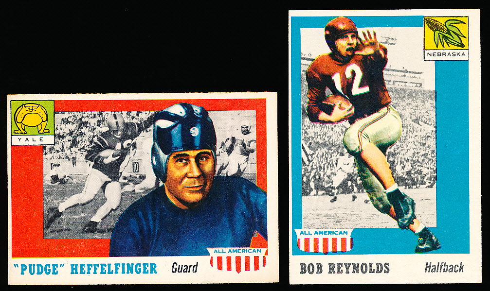 Lot Detail - 1955 Topps All-American Football- 2 Cards