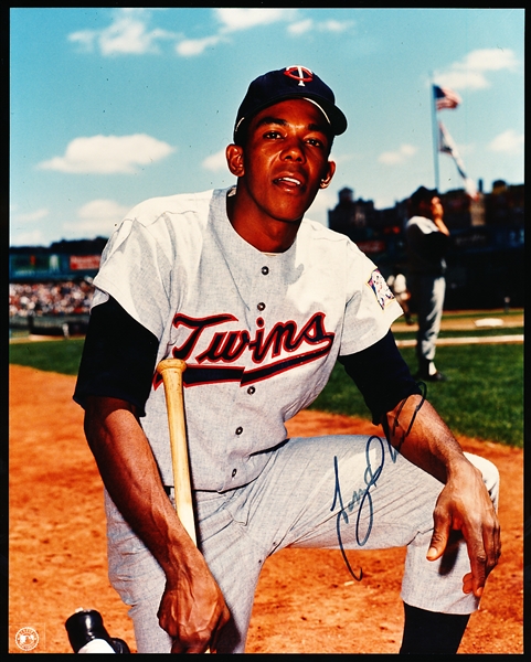 Autographed Tony Oliva Minnesota Twins MLB Color 8” x 10” Photo