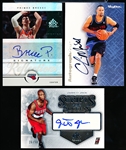 Certified Autographed Rookie/Insert NBA Cards- 10 Diff.
