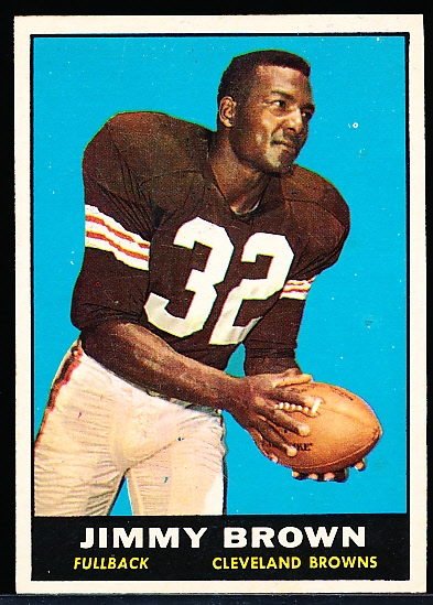1961 Topps Fb- #71 Jimmy Brown, Browns