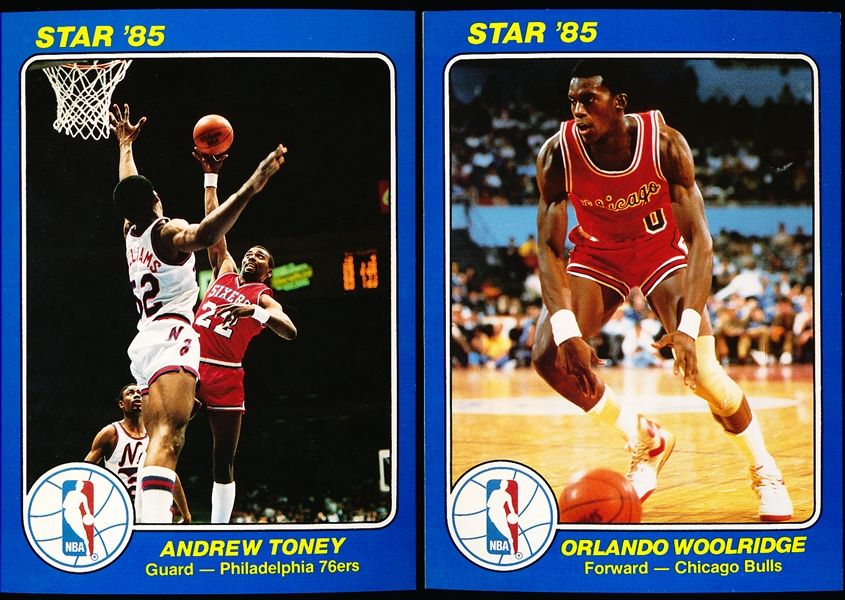 1985 Star Co. Basketball- “NBA Court Kings” 5 x 7 Cards- Series #2- 112  Asst