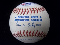 Autographed Fred Lynn Official AL Baseball- PSA/DNA Certified