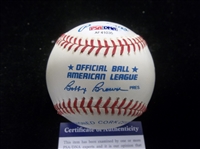 Autographed Bo Jackson Official AL Baseball- PSA/DNA Certified