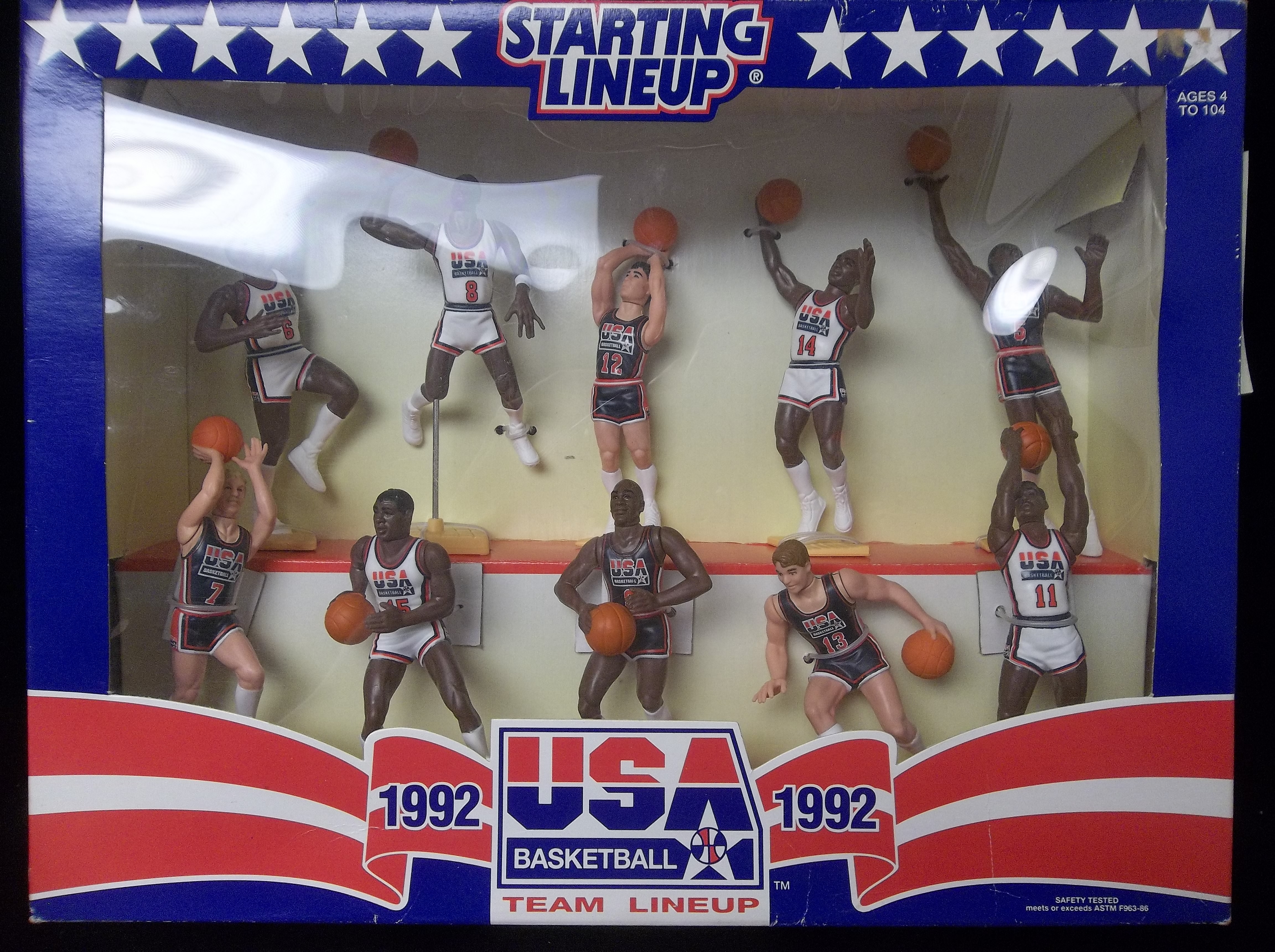 starting lineup 1992 dream team figures value