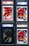 Six Graded Hockey Cards
