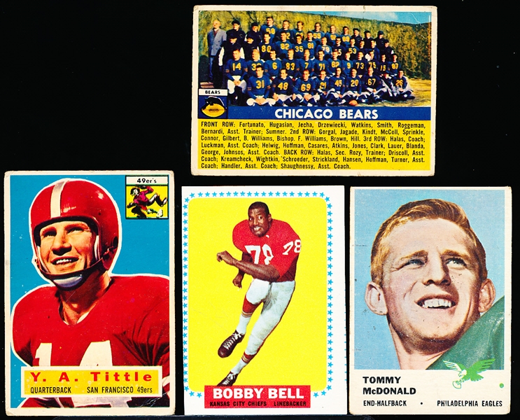 Seven Football Cards