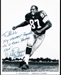 Autographed Willie Davis Green Bay Packers NFL B/W 8” x 10” Photo