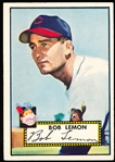 1952 Topps Baseball- #268 Bob Lemon, Cleveland