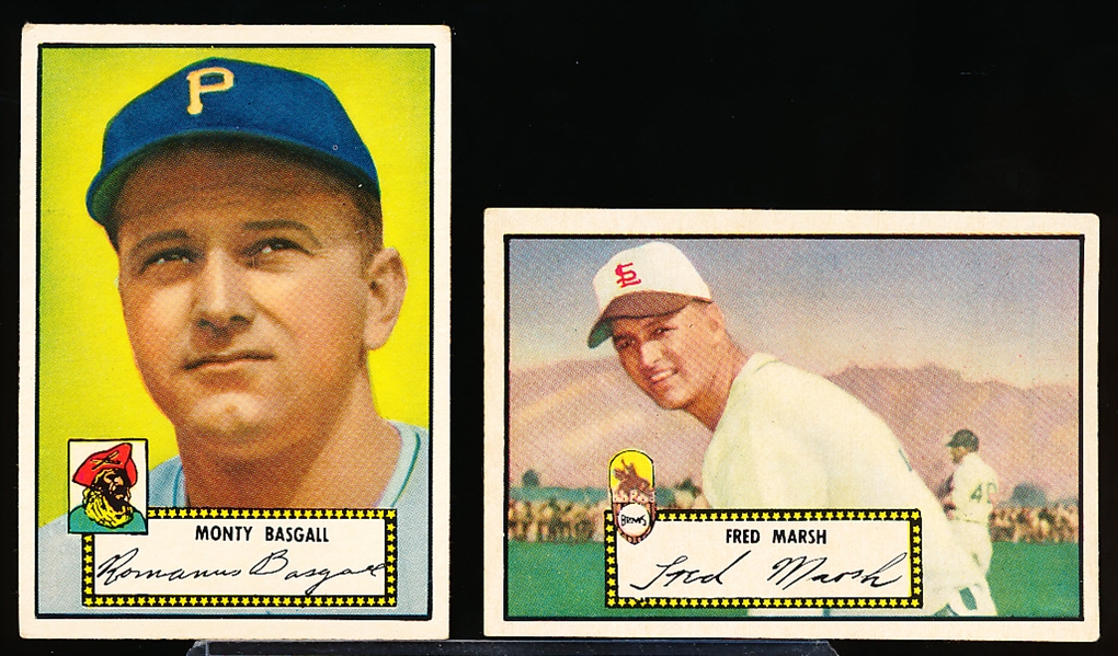 1952 Topps Baseball- 2 Cards