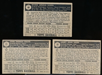 1952 Topps Baseball- 3 Cards