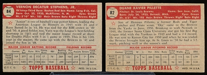 1952 Topps Baseball- 2 Cards